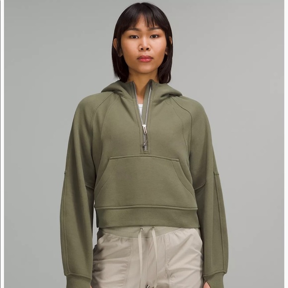 lululemon athletica Tops - Lululemon Scuba Oversized Half Zip Hoodie